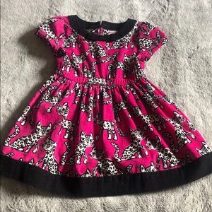 Corduroy kitty dress